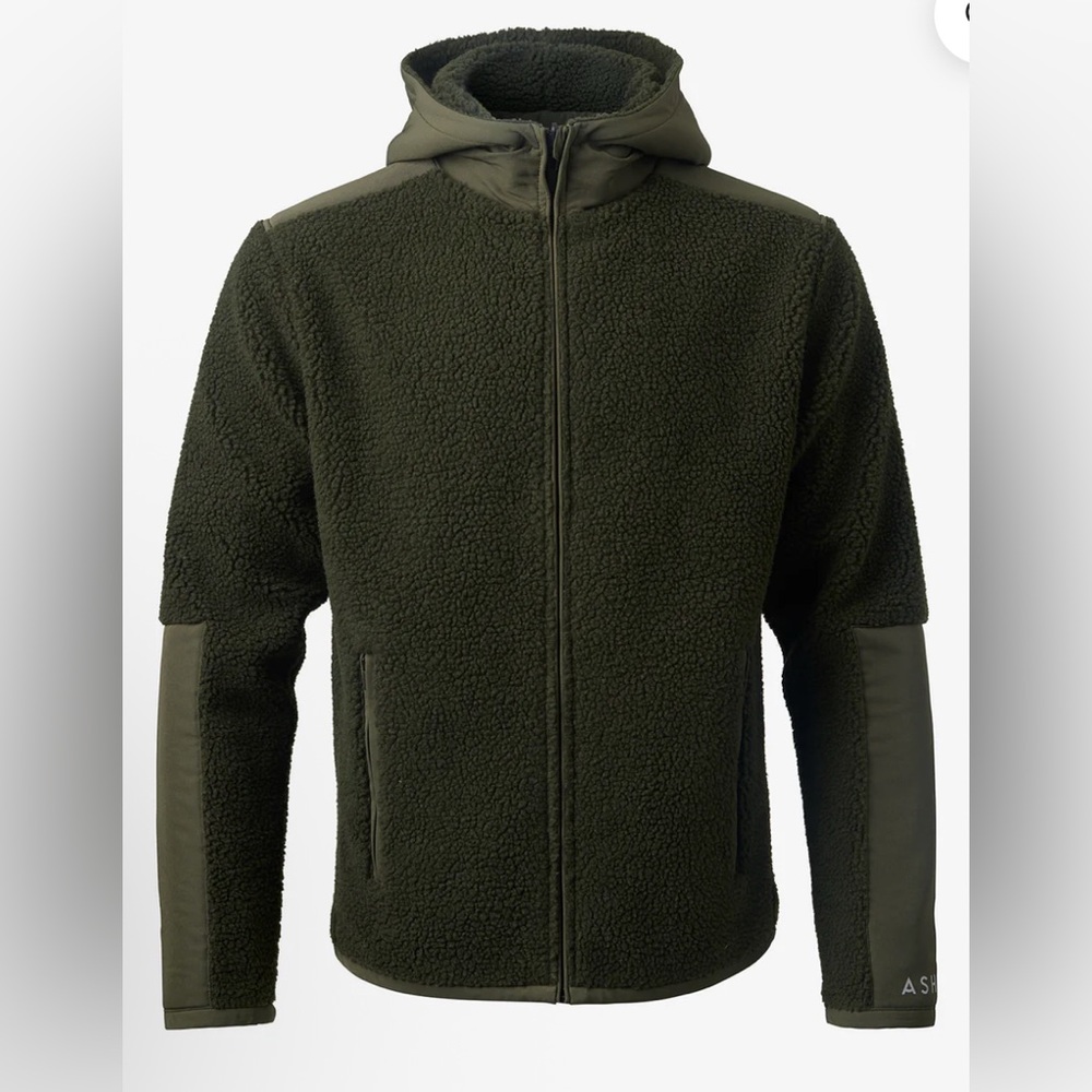 Asher Men's Moss Green Sherpa Reversible Jacket - NWT - Size XL